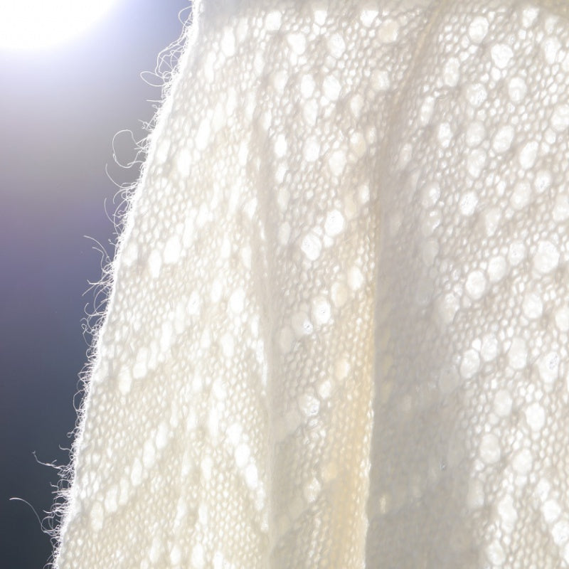 Cozy Mohair Blend Knit Sweater